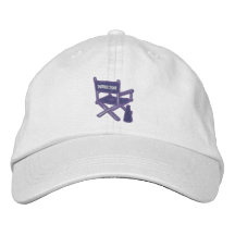Chair Embroidered Hats de directeur Chapeaux Brodés
