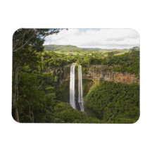 Chamarel Cascade-haut sur les Îles Maurice, plus d Magnet En Vinyle