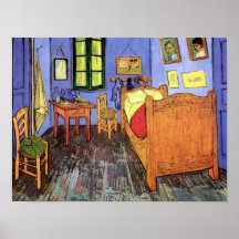 Chambre à coucher de Van Gogh en affiche d'Arles