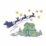 Chambre avec Père Noël et Sleigh