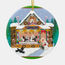 Chambre de pain d'épice de magasin de festin de ca décorations pour sapins de noël