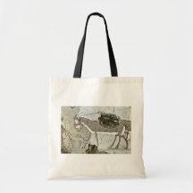 Chambre grave d'une scène inconnue, âne, sac