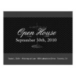 Chambre ouverte de cabinet juridique invitation personnalisable