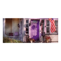 Chambre - porche - Cranford, NJ - beau en lavande Doubles Cartes
