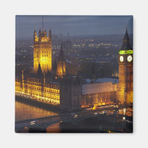 Chambres du Parlement, Big Ben, Westminster Magnets Pour Réfrigérateur