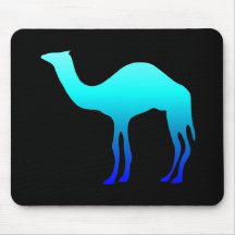 Chameau bleu tapis de souris
