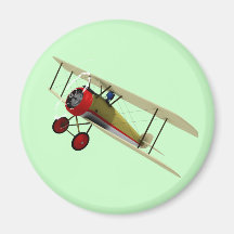Chameau et pilote de Sopwith Aimant Pour Réfrigérateur