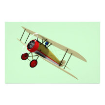Chameau et pilote de Sopwith Papier À Lettre Customisable