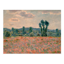 Champ de pavot - Claude Monet Cartes Postales