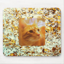 Champ d'or et d'argent tapis de souris