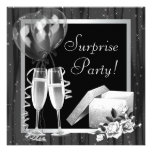 Champagne miroite fête blanche noire bristol