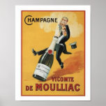 Champagne Viconte De Mouillac Posters