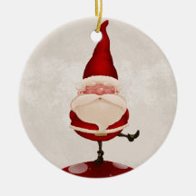 Champignon du père noël ornements
