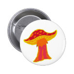 Champignon Pin's Avec Agrafe