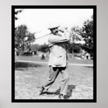 Champion 1914 de golf de rayon de Ted Posters
