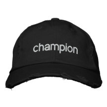 Champion brodé casquettes brodées