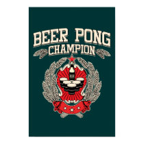 Champion de puanteur de bière posters