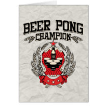 Champion de puanteur de bière cartes