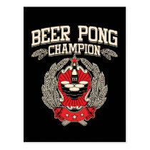 Champion de puanteur de bière cartes postales