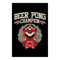 Champion de puanteur de bière posters