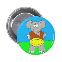 Champion du football d'éléphant pin's avec agrafe