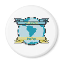 Champion PapPap du monde magnets