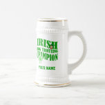 Champion trotteur de marais irlandais, mugs à café