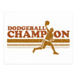 Champion vintage de Dodgeball Cartes Postales
