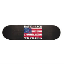 Champions de guerre mondiale plateaux de planche à roulettes