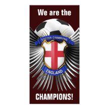 Champions du football de l'Angleterre Photocartes Personnalisées