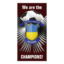 Champions du football de l'Ukraine Photocarte Personnalisée