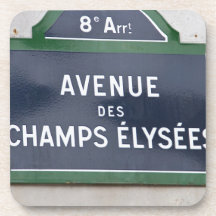 Champions Eliysees Dessous-de-verre