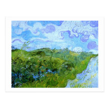 Champs de blé verts de Van Gogh  (F807) Carte Postale
