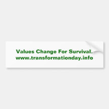 Changement Bumpersticker de valeurs Adhésifs Pour Voiture
