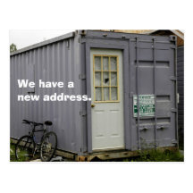 Changement d'adresse la carte postale : Véritable 