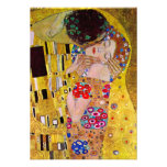 Changement d'adresse ; Le baiser par Gustav Klimt Invitations