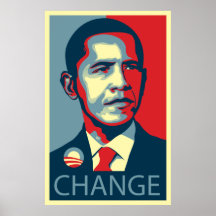 Changement d'Obama Posters