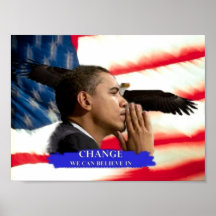 Changement d'Obama Posters