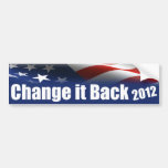 Changez-le de retour 2012 adhésifs pour voiture