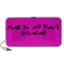 Chantez comme unique rose de Écoute Haut-parleur iPod