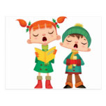 Chants de Noël de chant Cartes Postales
