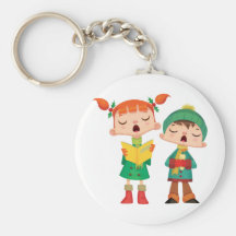 Chants de Noël de chant Porte-clef