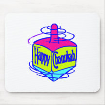 Chanukah Dreidel Tapis De Souris