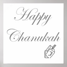 Chanukah heureux posters