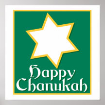 Chanukah heureux posters