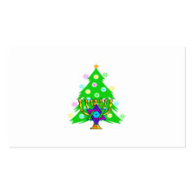 Chanukkah et Noël Cartes De Visite Professionnelles