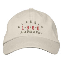Chapeau 1960 de broderie de Fox de classique Casquettes Brodées