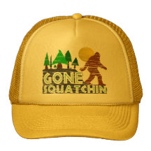 Chapeau affligé par cru allé de Squatchin Casquette De Camionneur