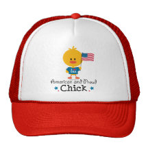 Chapeau américain et fier de poussin casquette