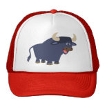 Chapeau amical mignon de Taureau de bande dessinée casquettes